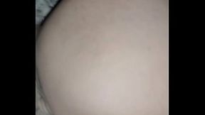 Big white babe creampie style