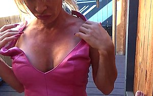 One of the best bitch in chastity suck a dick in public