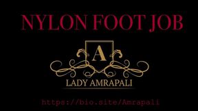 Lady Amrapali NYLON - FOOTJOB  Stocking Feet Job - Füße - Pantyhouse  Mistress - Herrin - Domina See all my links : https://bio.site/Amrapali Lady Amrapali