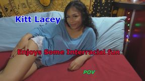 Kitt Lacey Enjoys Some Interracial Fun SD