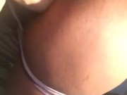 Dildo fucking my bussay..dildo get tired at the end it falls lol