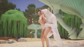 Car Toon - Petite Brunette Fucks Good Boy Furry Wolf 3d Yiff Hentai