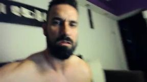 Beefy Hairy Guy Jerk Off Show