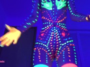 Blacklight Paint, Dildos, & Hooping- Thank you for 50K!
