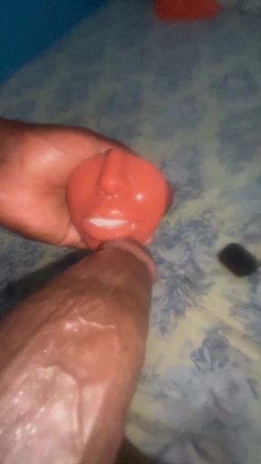 BBC Sextoy Testing.deep Throat and Cum in