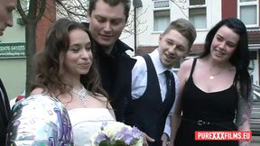 Busty tattooed SEASONED BEAUTY Stacey Saran fucked in her wedding dress from Pascal White