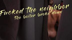 Peeping Neighbor Spies on MILF Bathing Before Anal and Blowjob