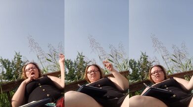 Smoking while coloring a picture for Daddy