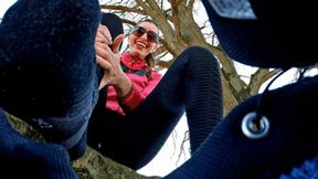 Running giantess turns you into her slave (small version)