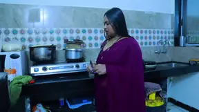 Indian Bhabhi Made Happy by Servant