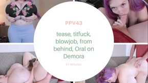 ❤️BRAND NEW❤️ Blowjob, Oral, and Doggystyle Quickie (PPV43)