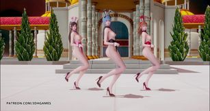 Somi - Birthday naked dance Evangelion Rei Ayanami Asuka Langley Sōryū Mari illustrious Makina