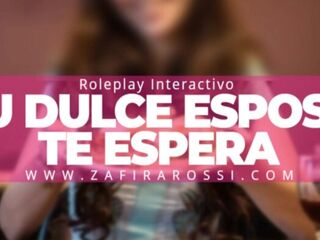 ROLEPLAY INTERACTIVO "TU DULCE ESPOSA TE ESPERA" [ASMR] SOLO AUDIO - ARGENTINA CALIENTE