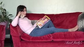 AuntJudys - Foxy 39yo MILF Valentina - Phone Sex Masturbation
