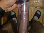 Size matters cock pump first use