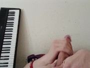 Horny fox pawing off UwU