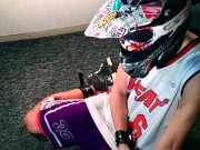 Self bondage In Basketball Unifrom Osiris DC Sneakers and MX