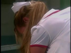 Hung patient pounds brunette nurse doggystyle at hospital