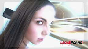 True anal slut with &quot_I love anal sex&quot_ tattoo Kristy Black assfucked &amp_ DP'_ed SZ1357