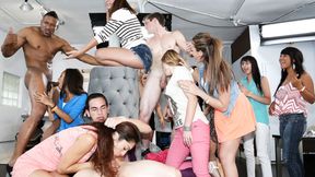 ”Blowjob Party In The Hair Salon”