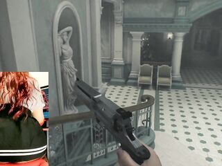 Redhead playing horror games during the time that u see my booty - Fansly ???? Stream Highlights (Resident Cruel Requiem)