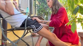 Sabrina Balcony Fun