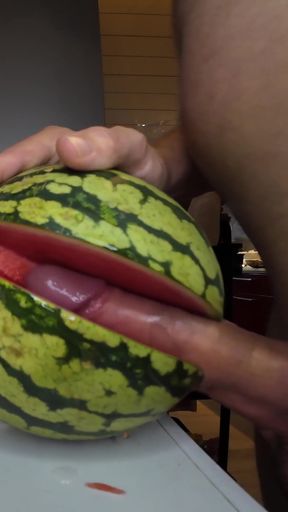Fucking a virgin Watermelon   Clip 1
