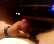 Chubby whore impales her drooling twat with dildo on webcam