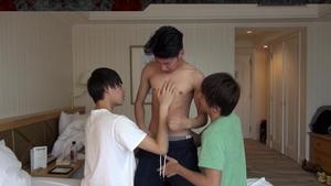 GayAsianNetwork - Ayumu and Tetshi erotic orgy at the beach