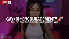 [ LIVESTREAM ] GAY | BI ENCOURAGEMENT