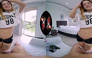 VRLatina - Watch a Cute Petite Latina Orgasm During Sex