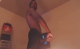 black jerking off his huge hard cock