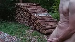 Unfiltered wild male solo in nature's edge