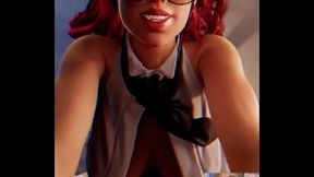 Tight Bald Pussy C.Viper Riding Cock Cowgirl Style