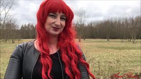 PICKING UP REDHEAD IN NATURE LEADS TO HOT AND RISKY PUSSY FUCK - ft. Ariel Rossi
