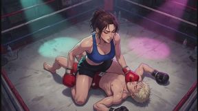 Mixed Boxing Fantasies #28B: My Sweaty Ring Conquest (Animated)