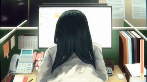 Hentai Game - This Office Worker Keeps Turning Her Ass Towards Me