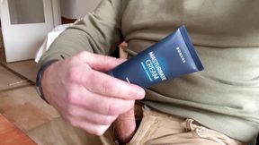 I Demo a New Lube, Close up Cumming! I'm Jerking off at Home and Verbal Too. I Talk About the Lube and My Masturbation.