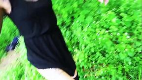 Rough Outdoor Fuck with Blonde German Milf