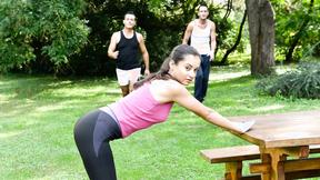 ”Outdoor Double penetration with Shrima Malati”