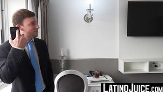 LatinoJuice.com - Jock businessman Felipe railed by Latino twink Jonas Matt