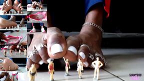 Tinnies Gets Crushed, La-Familia Macros - Stomped and Worn Out, Sneaker Fetish, Crushing, Feet Fetish