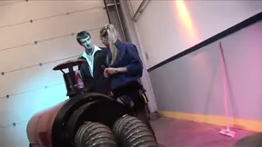 scened blonde Diana Gold deepthroats and rides cock
