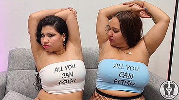 PRETTY LATINA GIRLS ARMPITS FETISH ARMPIT LICKING