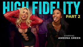 Lesbo love fest: Ameena and Mayara's nasty lesbian ride in MYLFed hell