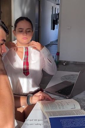 A Cheeky Student Just Wanted to Fuck!!