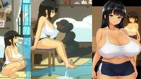 [#02 Hentai Game Summer Natsu No Juyokka. Pixel Animation Erotic Game