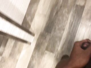 Risky Ladies Room Jerk and Cum (TS PublicPrincess)