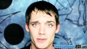 Kain Lanning and Jayden Ellis twink interview and kitchen blowjob