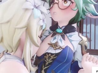 Shemale hentai Genshin Manga